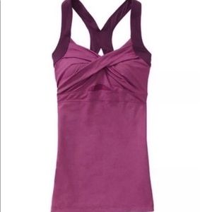 Athleta Jaya Raspberry Pink Twist Tank Top XS